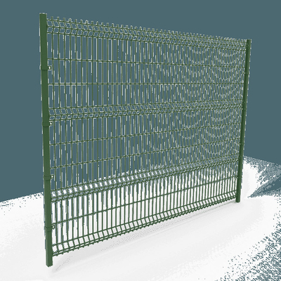 پانل‌های حصار سیمی سه بعدی با پوشش گرم پی وی سی با ارتفاع 630 تا 2430 میلی‌متر