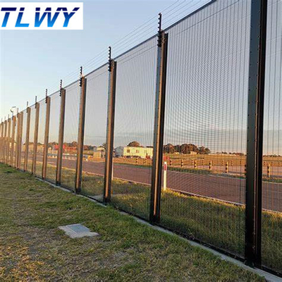 Anping TLWY Line Post 60*2mm فرودگاه حصار محیطی امنیت بالا