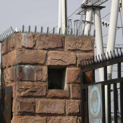 سنبله های امنیتی حصار 1.25 متر سیم آهنی ضد صعود به دیوار