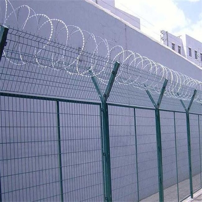 حصار پانل های مشبک امنیتی سه بعدی جوش داده شده تجاری 358 برای فرودگاه