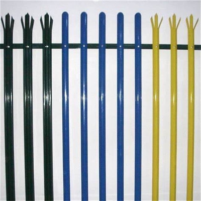 ISO9001 6ft Palisade Security Fence Powder Coated Easily Assembled