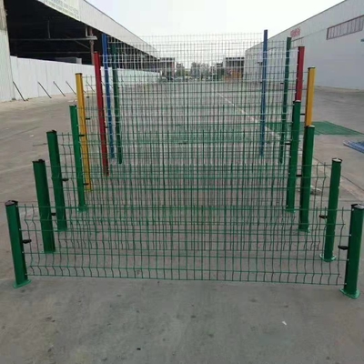 پانل‌های حصار مشبک جوشی سه بعدی با پوشش پلی اتیلن 2.0mx3.0m 1.8mx3.0m