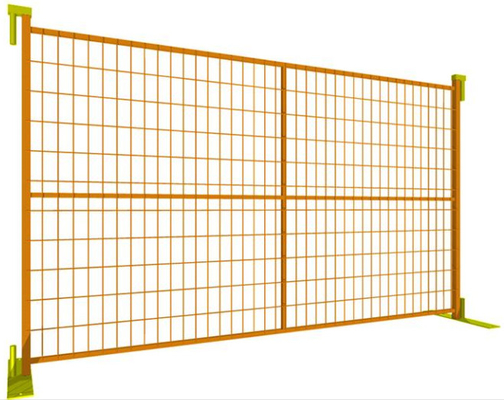 پانل‌های حصار موقت ساخت و ساز ایمن 42 میکرون 2.1x2.4 متر