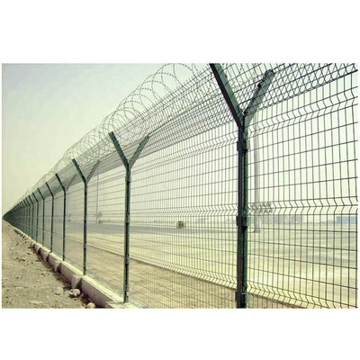 حصار امنیتی ضد صعود به قطر 4 میلی متر گالوانیزه و روکش پی وی سی فرودگاه