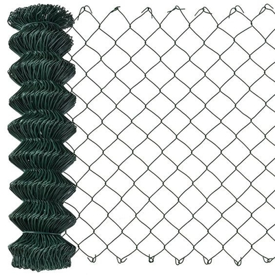 حصار مشبک زنجیره ای گالوانیزه 6 فوت داغ 0.50 متر - 100 متر طول
