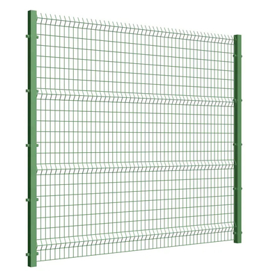 حصار مشبک جوشی منحنی با پوشش پودری پانل های مش سیم 3 بعدی 0.9-2.4 متر