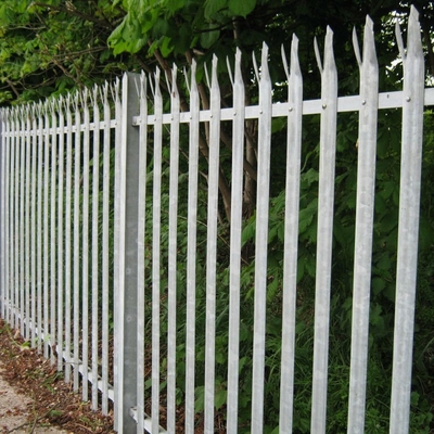 فولاد گالوانیزه W رنگ پریده حصار حصار فرفورژه 1.8 متر