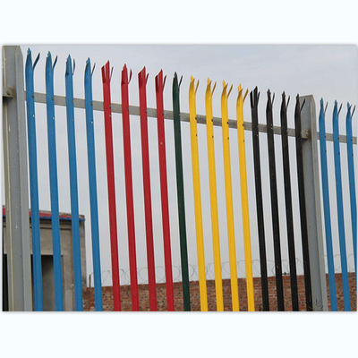 W Section Pales 2.0m Metal Palisade Fences for Security